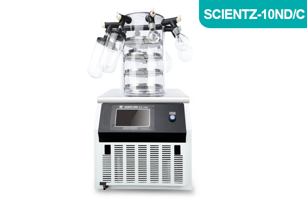 宁波新芝实验型加热式钟罩冻干机Scientz-10ND/C普通多歧管型