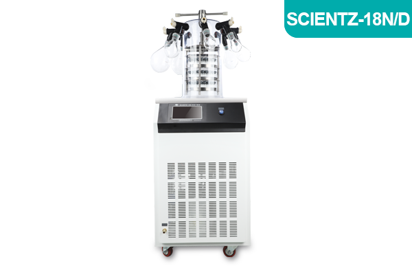 宁波新芝实验型钟罩式冻干机Scientz-18N/D压盖多歧管型