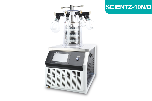 宁波新芝实验型钟罩式冻干机Scientz-10N/D压盖多歧管